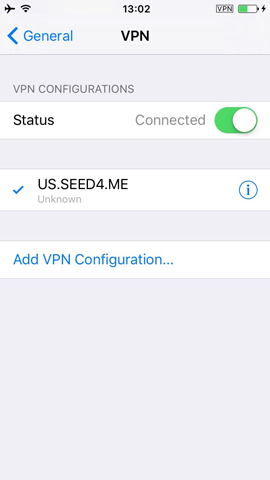 How to setup L2TP VPN on iPhone - Step 3