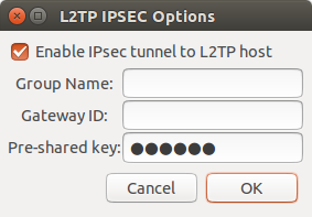 How to setup L2TP VPN on Ubuntu - Step 7