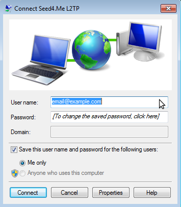 How to setup L2TP VPN in Windows 7 - Step 8